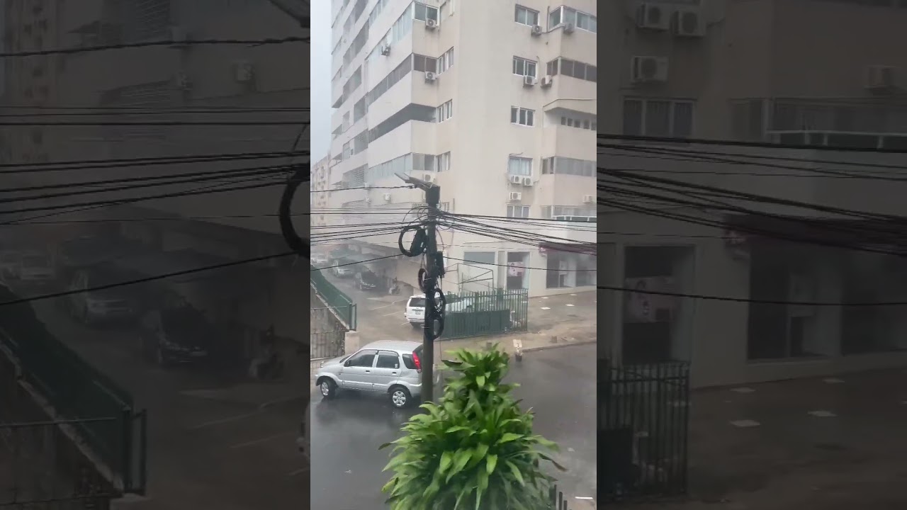 Cyclone Freddy |rain| #mozambique #rainsounds #thunderstorm #morning #cyclone #chilling #windy