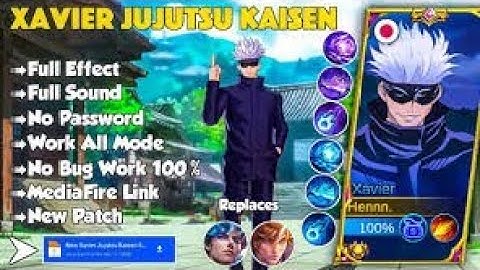 XAVIER GOJO SKIN SCRIPT | NO LAG | NO PASSWORD | NO CLICK BAIT | FULL EFFECT & AUDIO