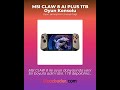 MSI CLAW 8 AI PLUS 1TB Oyun Konsolu