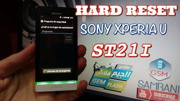 SONY XPERIA U ST25I REMOVE PATTERN CODE