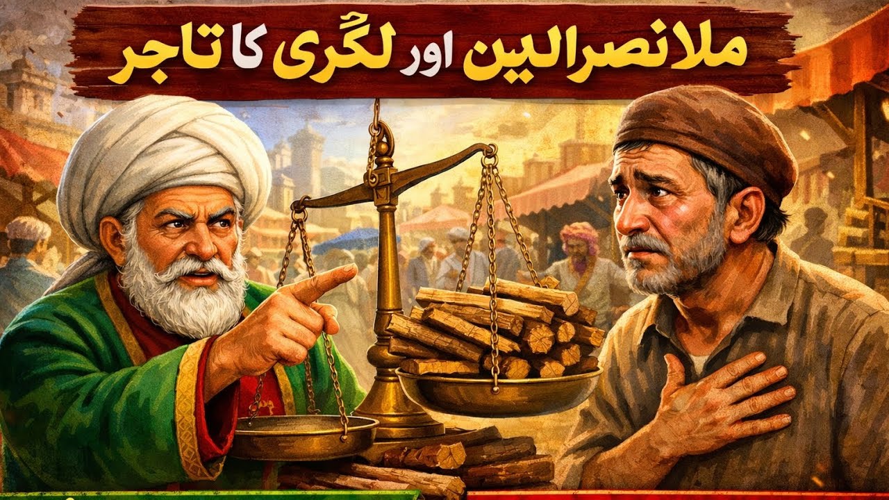 Mullah Nasruddin and the Wood Seller | A Lesson of Honesty | Urdu Moral ...