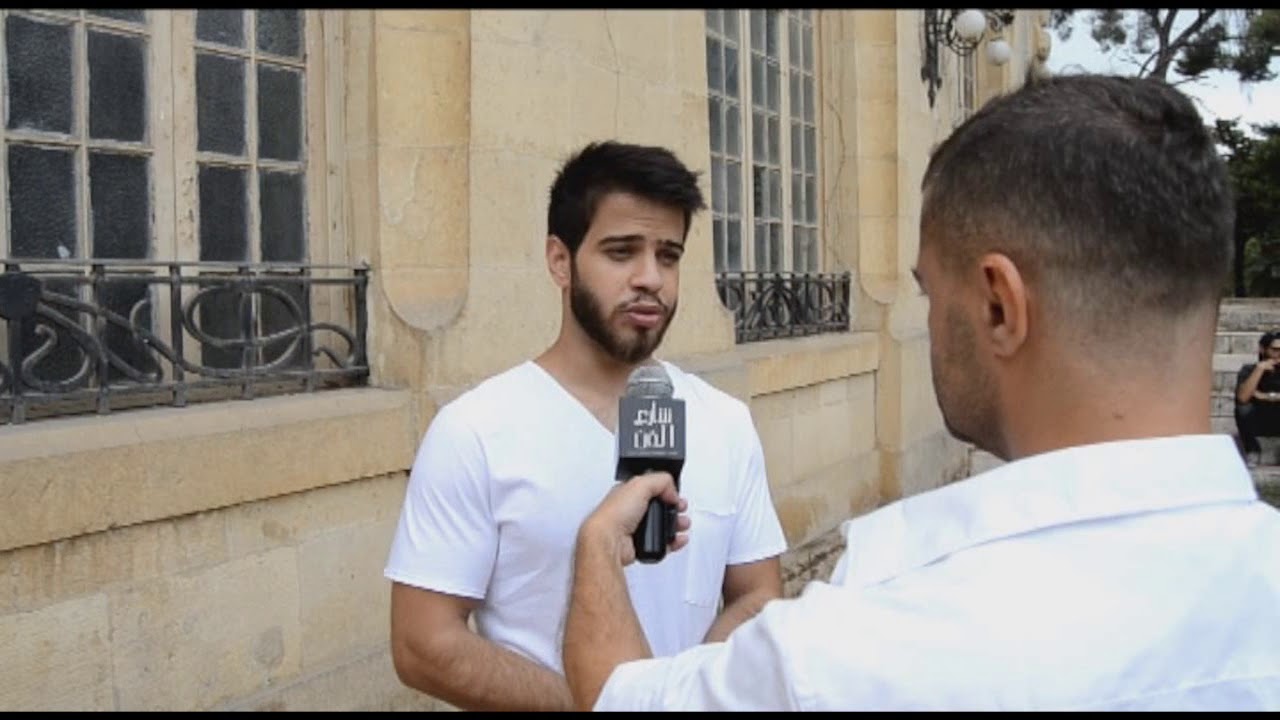 ادهم النابلسي و كواليس تصوير اغنية شدني غمرني و مشتاق