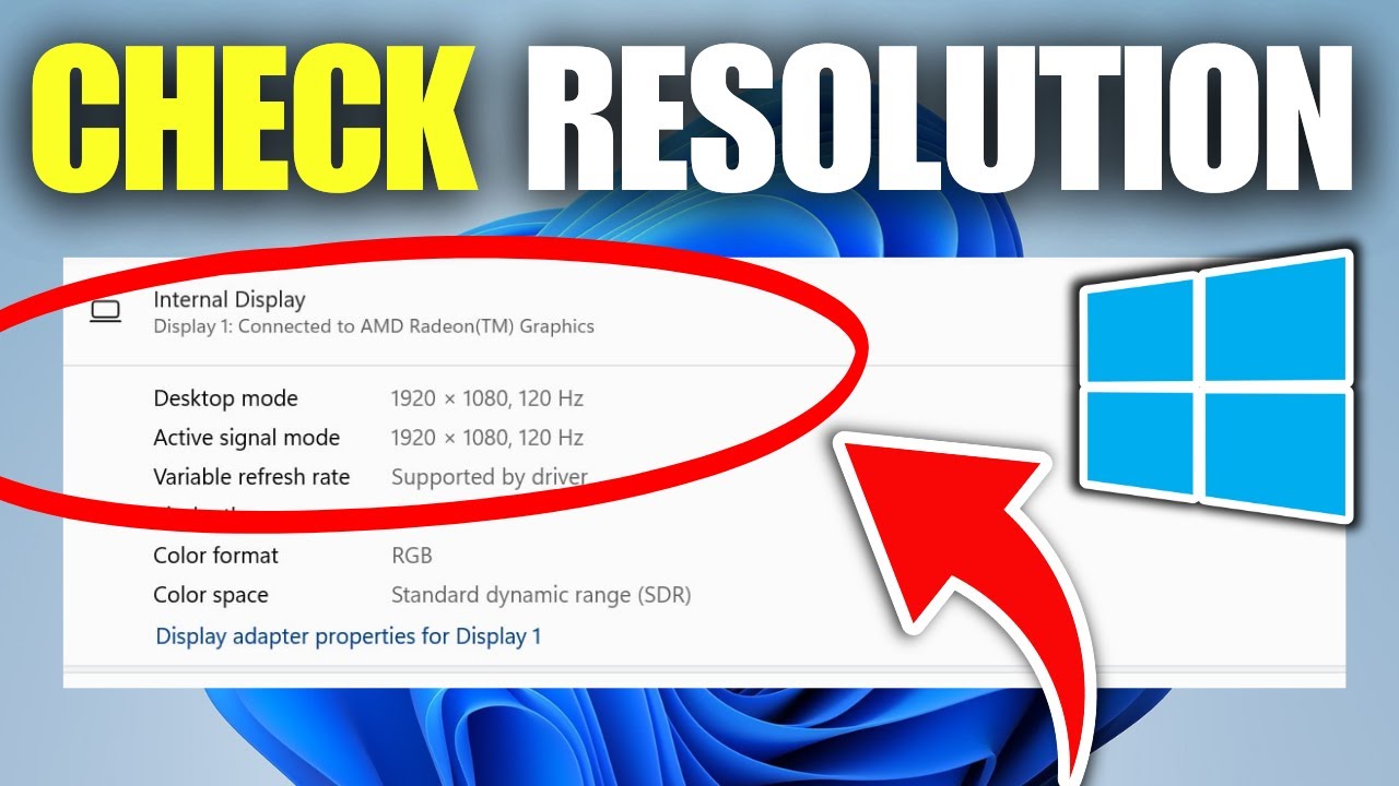 How To Check Computer Resolution How To Check Monitor Resolution (Windows 11) - YouTube