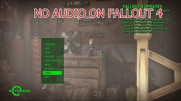 FALLOUT 4 NO AUDIO PROBLEM FIX.