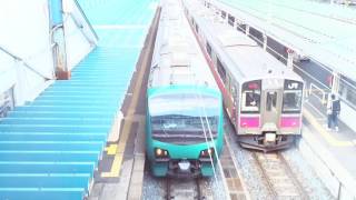 奥羽本線 リゾートしらかみ4号 (橅編成)秋田行き HB‐E300系 2017.04.28