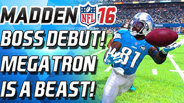 BOSS CALVIN JOHNSON DEBUT! CANT BE STOPPED! - Madden 16 Ultimate Team