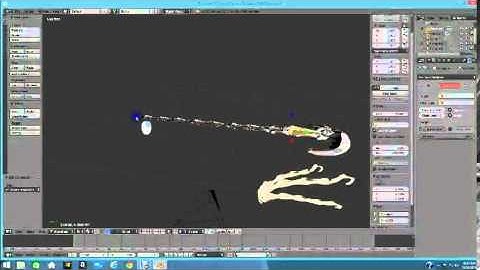 Inverse Kinematics applied to armature blender