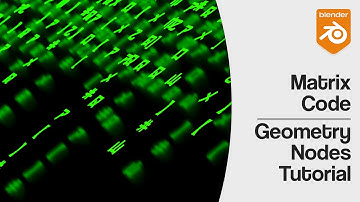 Matrix Code with Geometry Nodes | Blender 3.0 tutorial