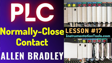 PLC Training 17 - Normally Close (NC) Contact in PLC Tutorial