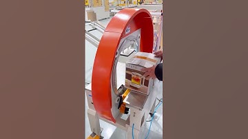 Fully automatic tape wrapping machine, compact, ready to use, automatic.