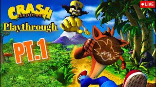 Going Back In The Past with Crash!! - Crash Bandicoot Playthrough PT.1