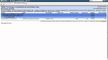 Sistema UNUM | Necessidade de Compras com Base na Programação de Produção