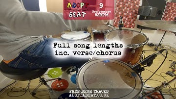 FREE drum tracks - "Linoleum" (82bpm pop/country)