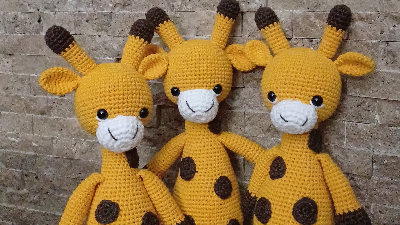 Amigurimi Zürafa Yapılışı 3.Bölüm (Parçaları Birleştirme ) #öneçıkar #knitting #handmade