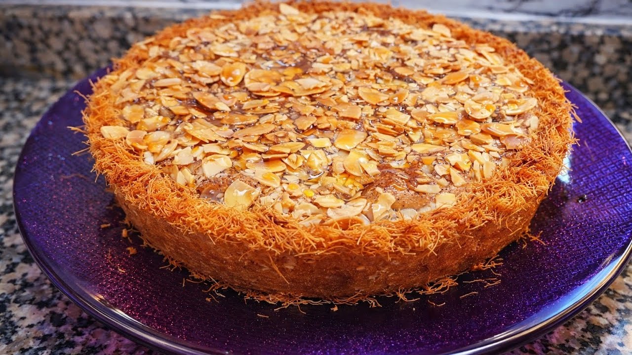  طارط الكنافة بكريمة اللوز😍وصفة فاخرة وناجحة