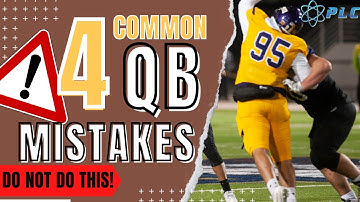 4 Most Common Lower Body Mistakes | Quarterback Mechanics