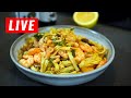 (LIVE) Recette des nouilles sautées crevettes à l’ail