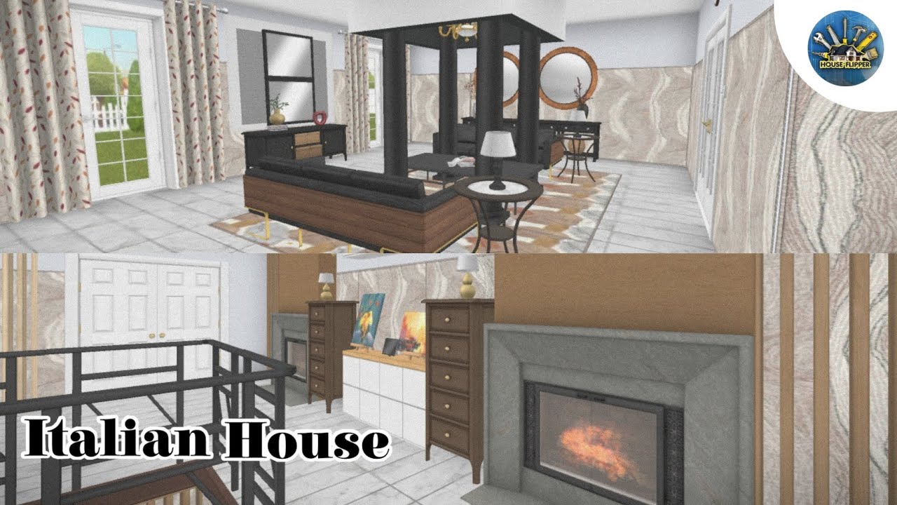 Italian Modern House || La Casa Italiana || House flipper mobile eps 39 (not 100% accurate design) 
