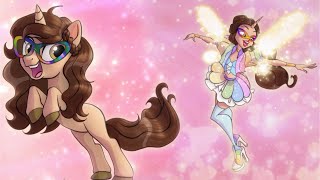 Pinkieshy FlutterPie Transformation - My Little Pony X Winx