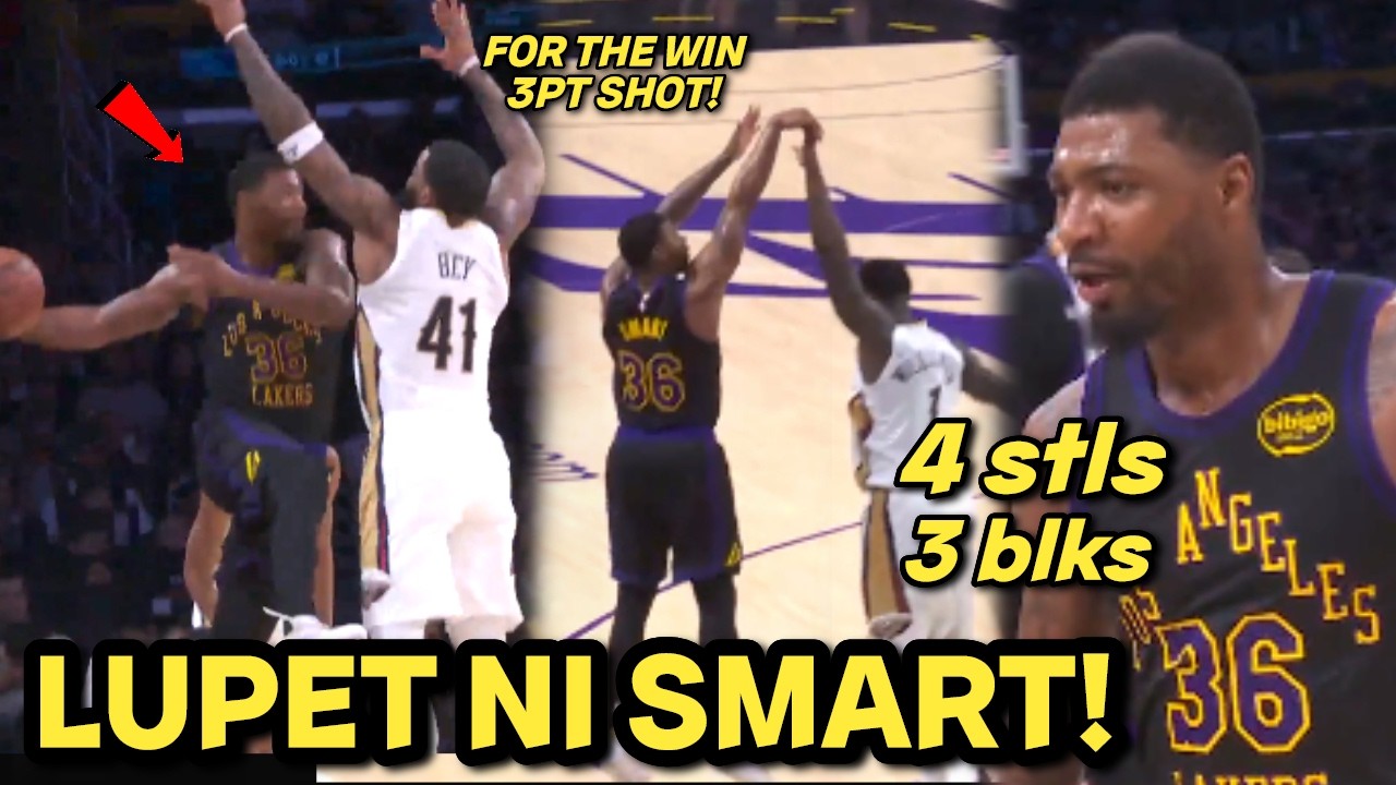 Grabe ang Depensa at Hustle ni Marcus Smart! SINELYUHAN ang Panalo ng Lakers laban sa Pelicans!