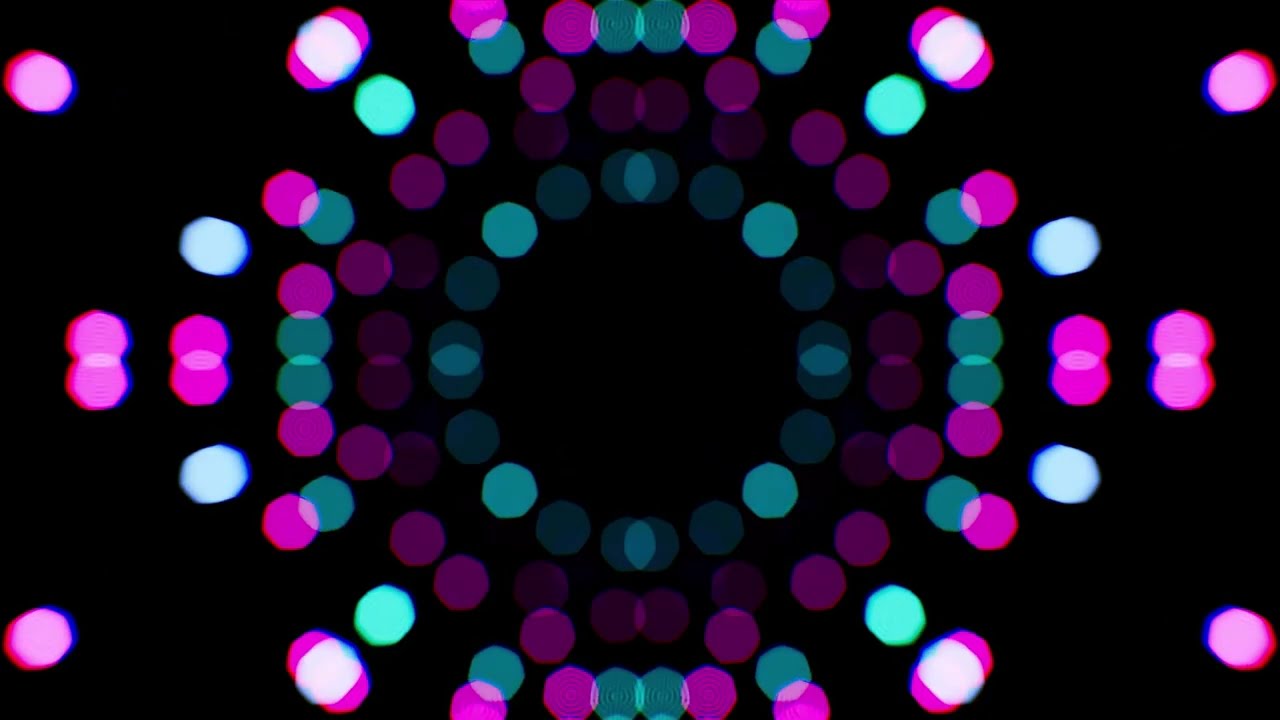 color lights boken particle spread out VJ loop VFX Motion Graphics
