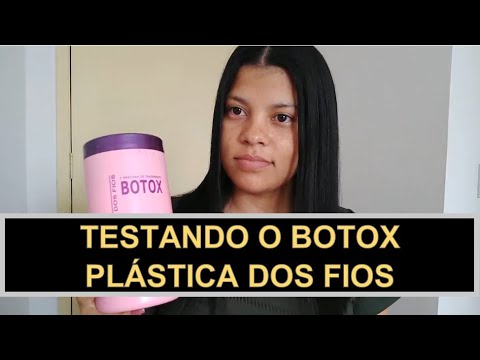 Testando Máscara de Tratamento Botox Plástica dos Fios da Star Cosmético