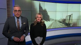Icy conditions in Monroe County lead to crashes and backups on I-94