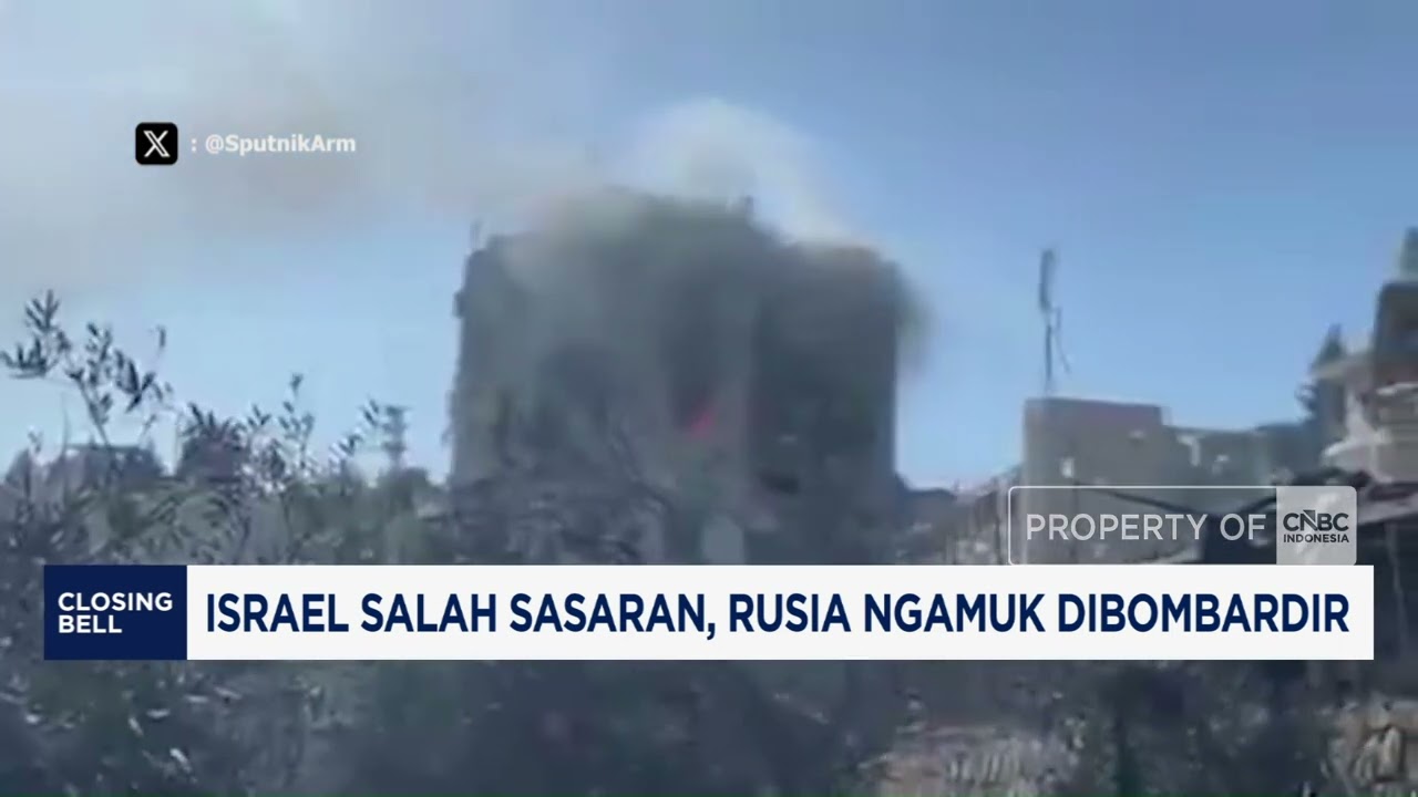 Israel Salah Sasaran, Rusia Ngamuk Dibombardir