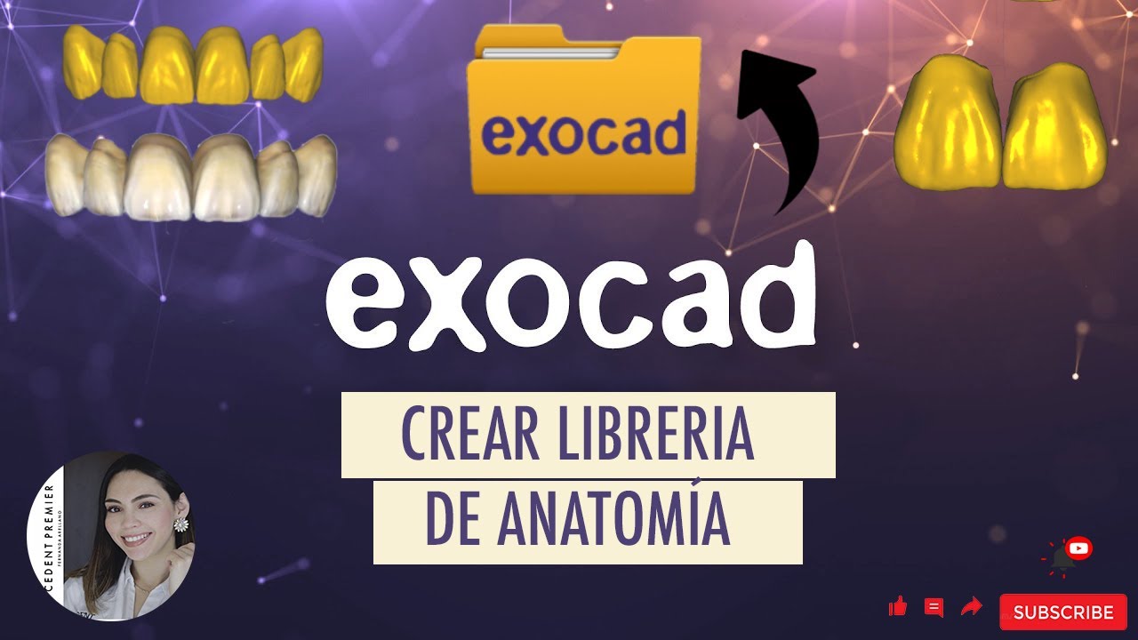CÓMO CREAR LIBRERIA DE ANATOMIA EN EXOCAD 💥🖥📲🔔