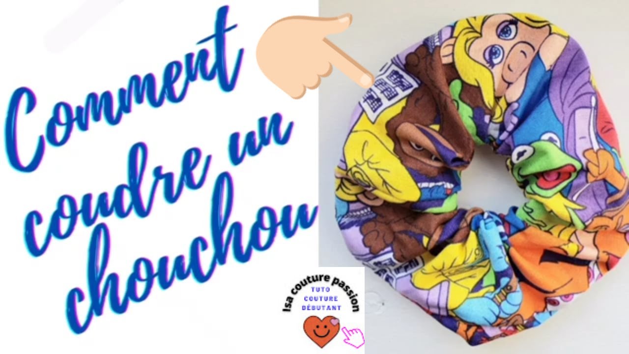 chouchou tuto facile @IsacouturePassion - YouTube
