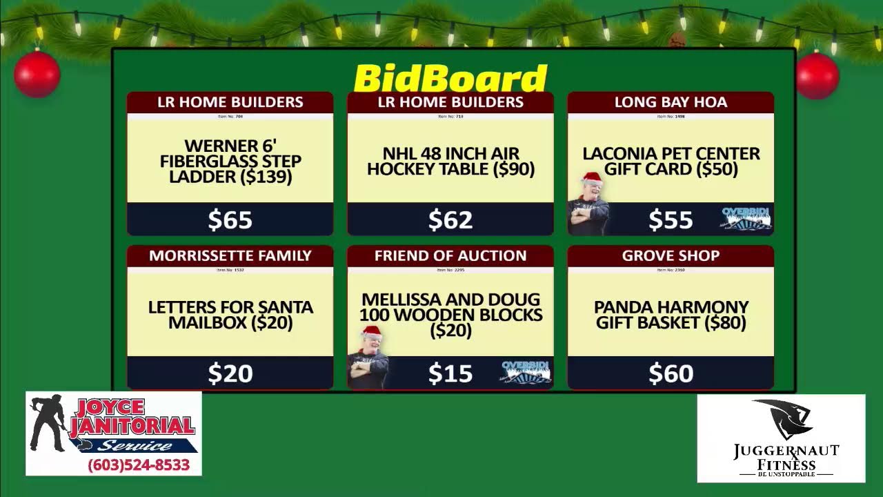 2025 Children's Auction Stream Day 1, Tuesday, Dec 9, 2025