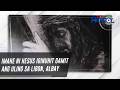 Imahe ni Hesus iginuhit gamit ang uling sa Libon, Albay | TV Patrol
