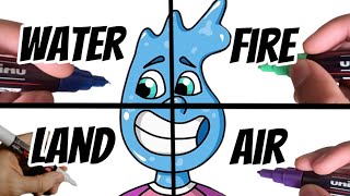 Drawing Wade in different elements!!🔥