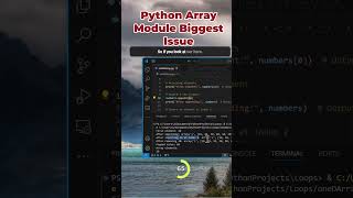 Python Array Module Biggest Limitation