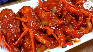 CARA MASAK LOBSTER SAUS PADANG YANG ENAK DAN BIKIN KETAGIHAN !!!