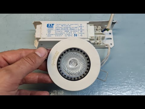 How to change a bulb, transformer and lamp holder / recessed light / Down light / Changing a bulb /