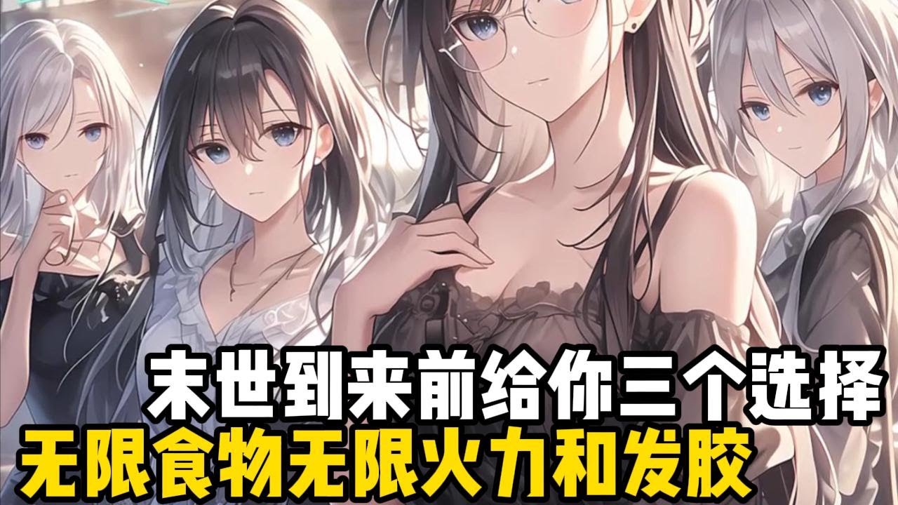 末世到來前給你三個選擇，無限食物無限火力和髮膠，你已經知道五小時以後，極寒末世就會降臨#小魚兒說漫畫