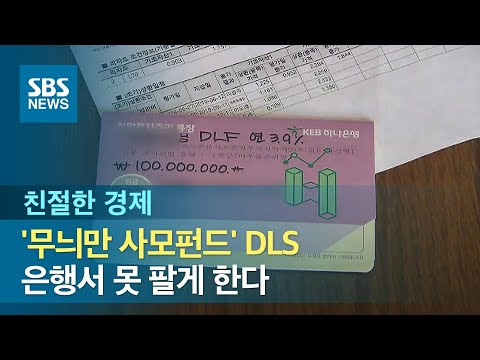 &amp;#39;거액 손실&amp;#39; <strong>DLS</strong> 사태, 재발 방지책은? / SBS / 친절한 경제