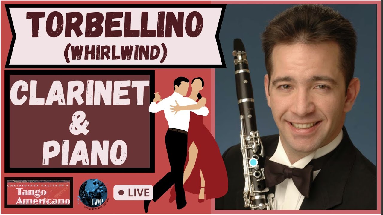 TORBELLINO (whirlwind) for clarinet and piano - featuring Jeff Quamo at his DMA Recital LIVE!