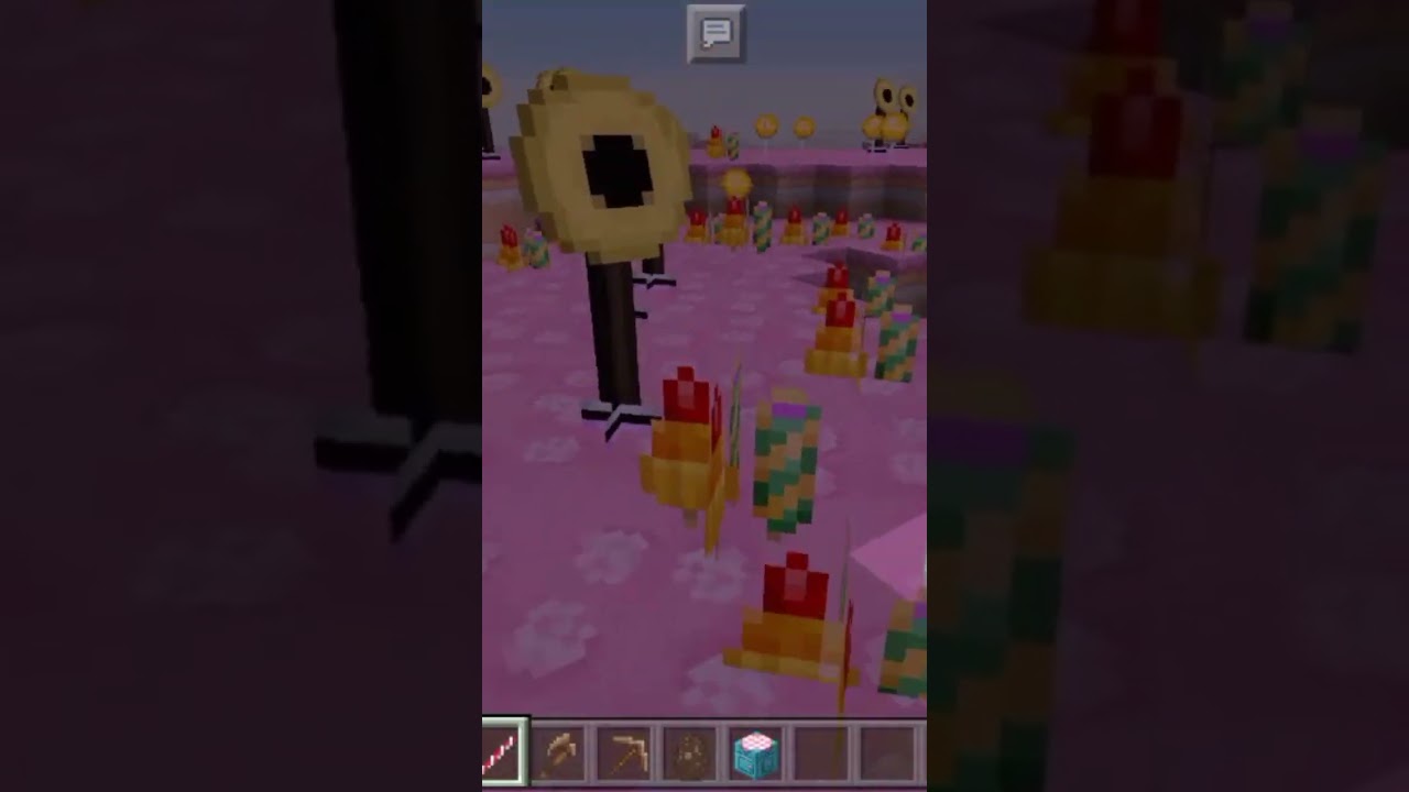 Candy texture shader in Minecraft pocket edition 