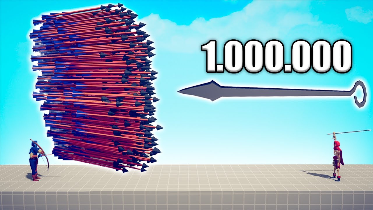 1.000.000 DAMAGE SKEWER vs EVERY GOD - TABS | Totally Accurate Battle Simulator 2024