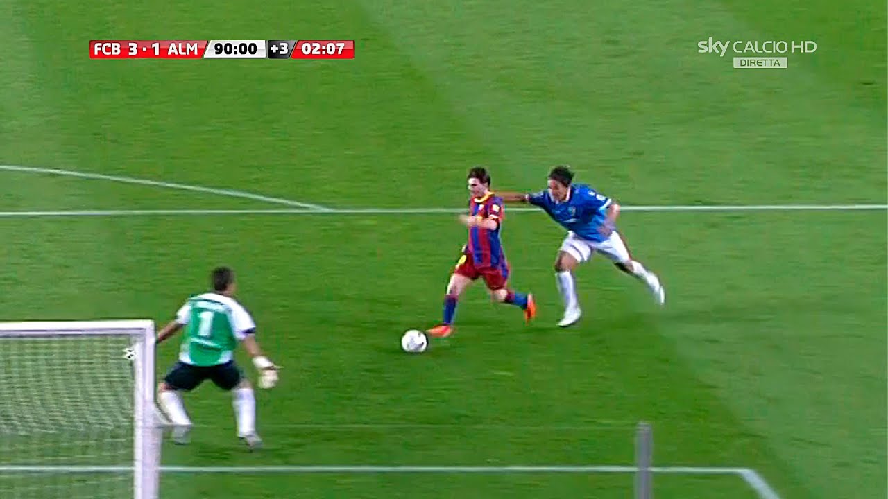 Lionel Messi vs Almeria (Home) 2010-11 English Commentary HD 1080i50