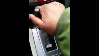 How to get a 2011  Subaru outback wagon  into neutral