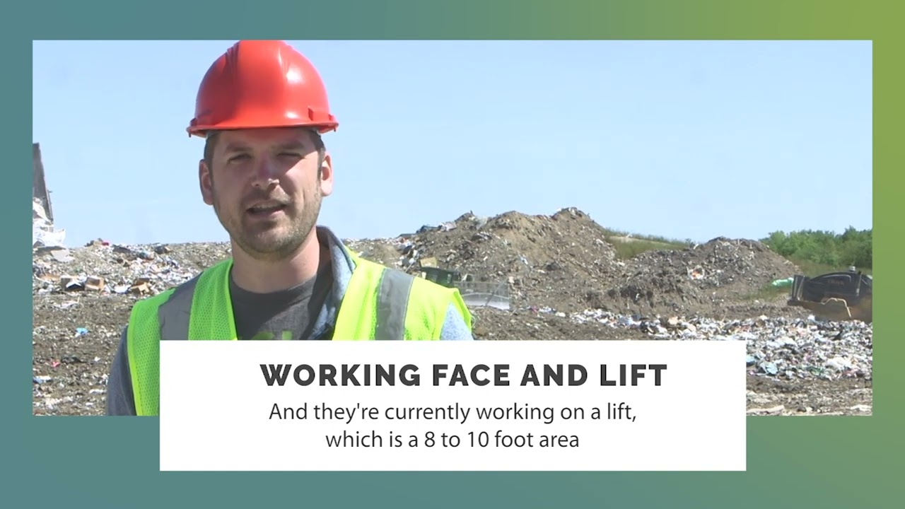 Landfill Glossary - Working Face, Cell, and Lift