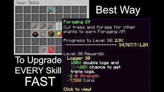 Best Way To Upgrade EVERY Skill (Part 2/2)| Hypixel Skyblock Ep.11