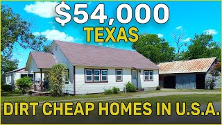 Texas Properties Under $100,000 Farmhouses, Large Lots Investment Opportunities