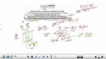 ICMR-JRF 2023 Expected Cut-off #icmrjrf2023 #icmrjrf #icmrexam  #csirnet2023