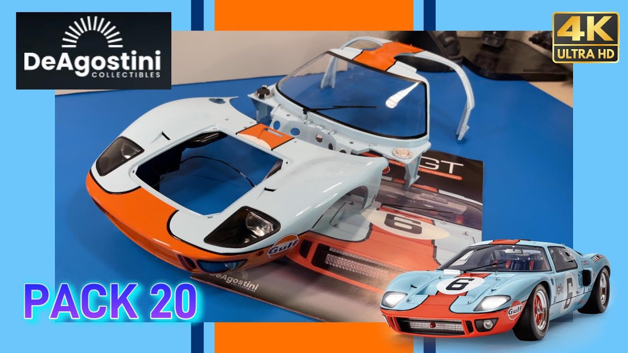 デアゴスティーニ　FORD GT Ford GT Stages 93 to 97 by DeAgostini Collectibles | ASMR - YouTube