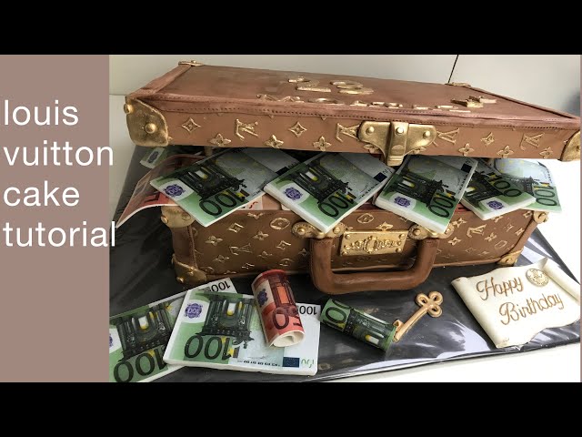 louis vuitton cake tutorial/Louis Vuitton Briefcase Cake Tutorial