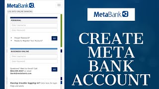 How to Create Meta Bank Account? Meta Bank Sign Up & Account Registration 2021